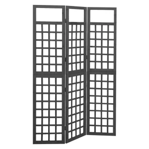 Pannello divisorio in legno di abete nero 121x180 cm Prodotti per la decorazione della casa, schermi divisori, schermi privacy 1
