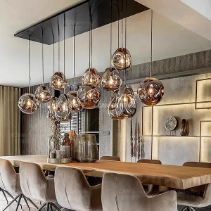 Decorazioni per la casa moderne ad anello luci a led lampade a sospensione per soggiorno Lampadari per sala da pranzo lampada a sospensione illuminazione interna 1