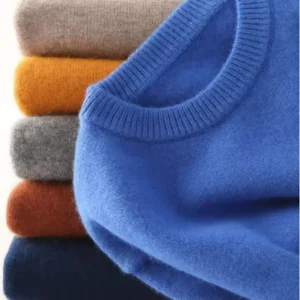 2025 Maglione di cashmere O-Collo Pullover da uomo Allentato Oversize M-3XL Maglia inferiore Autunno Inverno Nuovo Coreano Casual Uomo Top 1