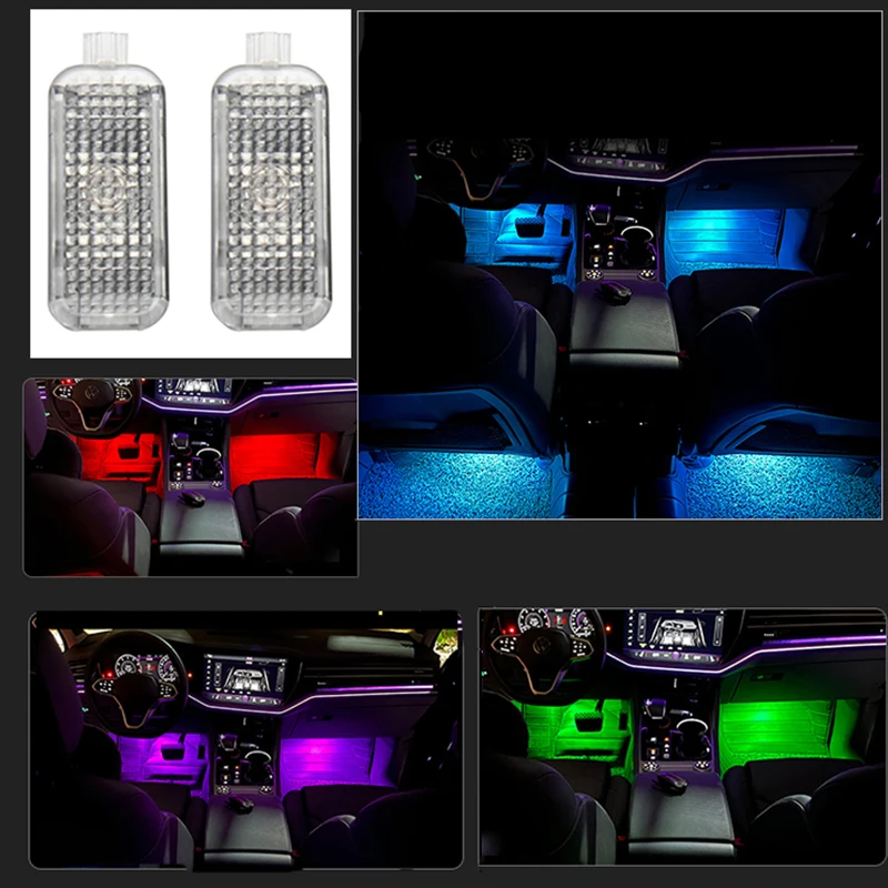 Per Volkswagen VW Tiguan MK1 Golf 6 MK6 Sharan 7N Touareg 7L 7P Passat B5 B6 CC Jetta Scirocco R Auto Trepane Luci Accessori 2