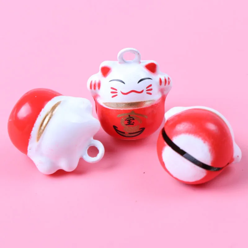 Jingle Bells Della Miscela Fortunato Gatto di Ferro Branelli Allentati Piccolo per il Partito di Natale Albero Di Natale Decorazione Accessori Per La Casa di Ornamen 1 pz 20 x 17mm 5
