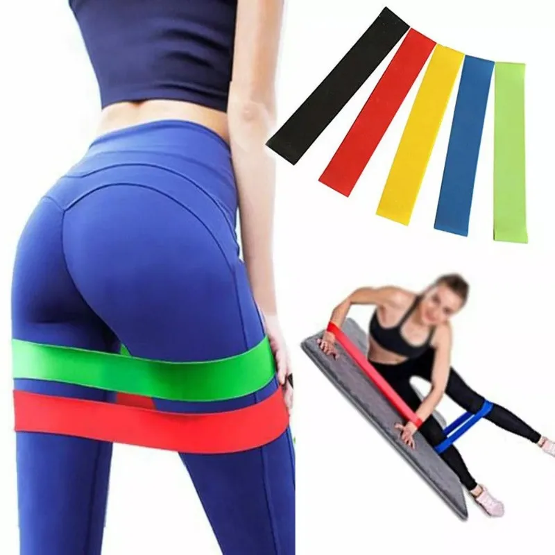 Vari colori Yoga Sport Fasce di resistenza attrezzature da palestra TPE Home Fitness Fasce elastiche Pilates allenamento per l'allenamento della forza 4