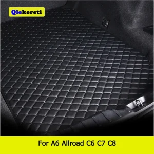 Tappetino per bagagliaio per auto personalizzato QIEKERETI per accessori interni A6 Avant C6 C7 C8 Allroad 1