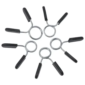 Clip per bilanciere a molla anti-allentamento Morsetti di bloccaggio Collare per manubri da palestra stabile universale per attrezzature per il fitness per sollevamento pesi 1