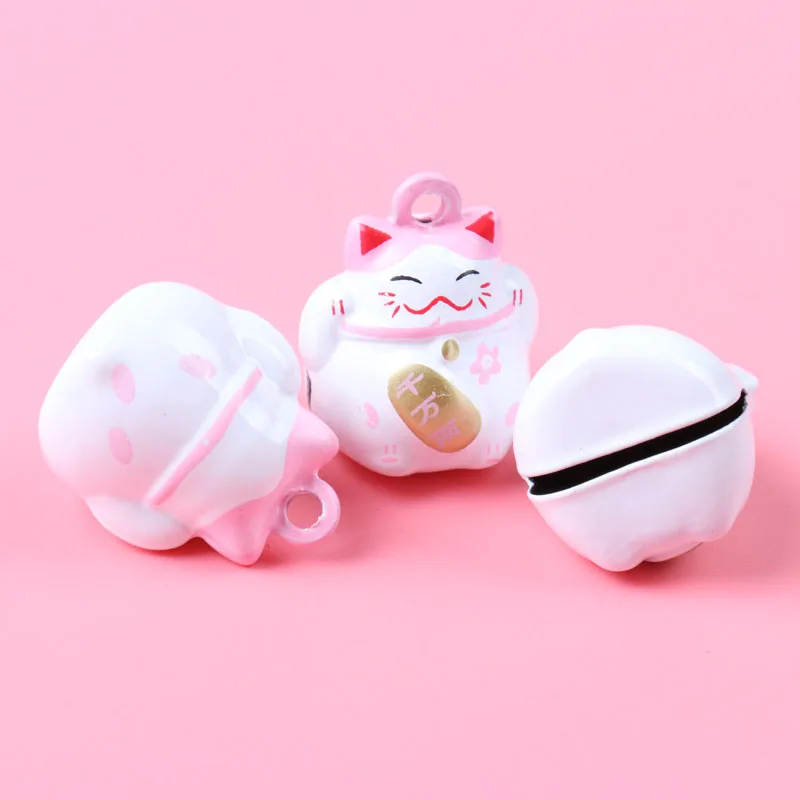 Jingle Bells Della Miscela Fortunato Gatto di Ferro Branelli Allentati Piccolo per il Partito di Natale Albero Di Natale Decorazione Accessori Per La Casa di Ornamen 1 pz 20 x 17mm 4