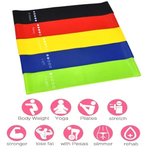Fasce elastiche ad anello di resistenza palestra Yoga esercizio allenamento Fitness Stretch 1
