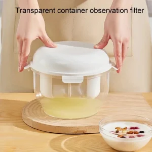 Caffettiera per yogurt al caffè Yogurt greco fatto da sé Latte di soia Formaggio Separatore di siero di latte Drenante d'acqua Filtro a maglia fine 1