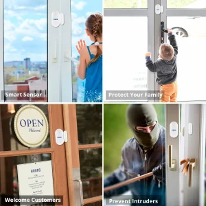KERUI MC11 Sensore porta 433 MHz Rivelatore sensore magnetico per finestra wireless per W202 W181 Sistema di allarme di sicurezza domestica Antifurto An-furto 1