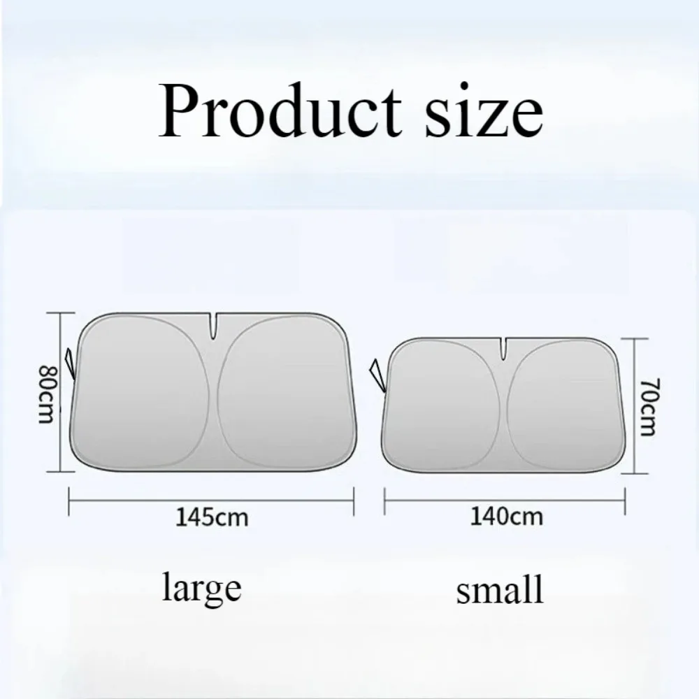 Parabrezza per auto pieghevole Copertura parasole Protezione visiera Interno Anti UV Parabrezza parasole Accessori auto 5