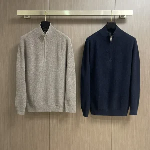 BLLIYOSS Camicia in lana a maniche lunghe con risvolto Uomo 2025 Nuovo caldo e confortevole cerniera Elasticità Ricamo Taglia M-3XL di alta qualità 1