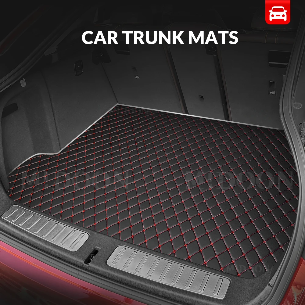 Per Ford Mustang Mach-E 2021 2022 2023 2024 Tappetini per bagagliaio di un'auto Tappetino personalizzato Tappetini per piedi per auto Copertura per tappeti Accessori interni 4