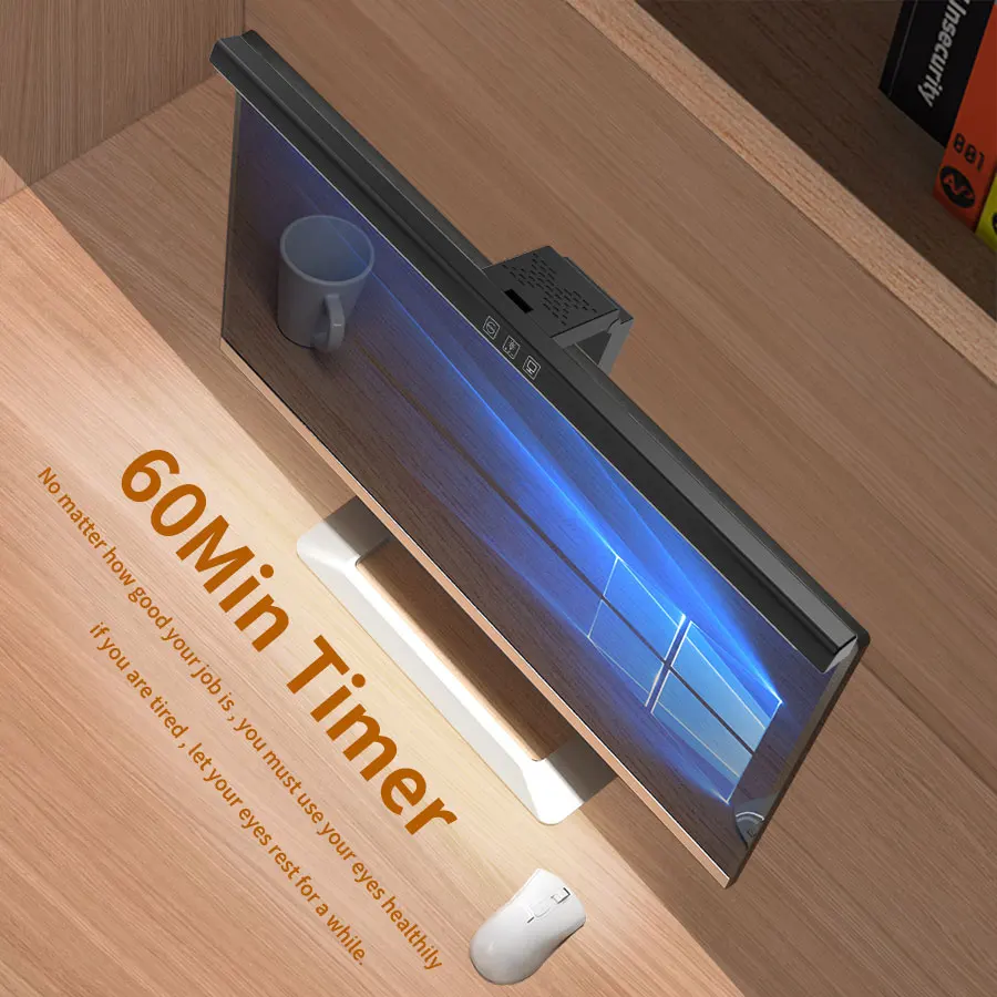 Lampada da tavolo USB con regolazione continua dello schermo della barra luminosa del Monitor del Computer da 50cm per lampada da tavolo con luce di lettura dello studio 4
