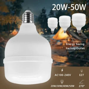 1-5 pz 50 W 5000lm Lampadina LED Super Luminosa AC 110 V 220 V E27 Lampada A LED Lampada HA CONDOTTO LA Luce Bombilla Lampada di Illuminazione per la Casa soggiorno 1