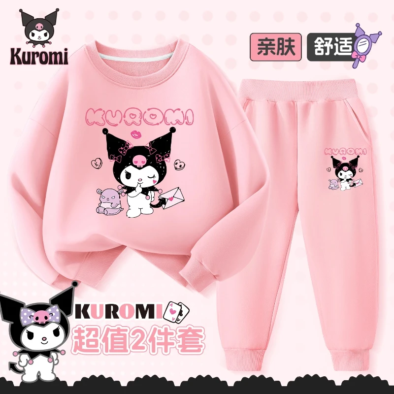 Vestiti per neonata Set Autunno Kid Kunomi Felpe stampate Pullover Top e pantaloni 2 pezzi Completo per bambini Tute moda Abiti 6