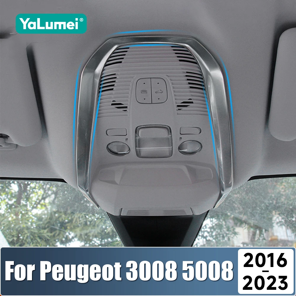 Anteriore Posteriore Della Lampada di Lettura Della Copertura Per Peugeot 3008 5008 GT 3008GT 5008GT 2016 2017 2018 2019 2020 2021 2022 2023 Accessori Auto 1