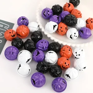 Campane di ferro di Halloween 3/4 cm Decorazioni di zucca spaventose per la festa in casa Regali per bambini Animali domestici Ciondolo appeso 5-30 pezzi Forniture 1