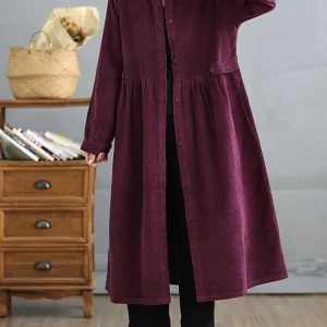 Trench da donna oversize a maniche lunghe Corduray vintage casual sciolto autunno primavera inverno per donna 2025 vestiti Capispalla 1