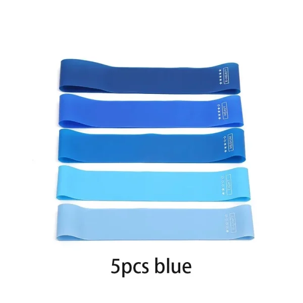 Fasce di resistenza in TPE Set fitness Fasce ad anello in gomma Allenamento per la forza Allenamento Espansore Attrezzatura da palestra per yoga Anello in gomma elastica 1