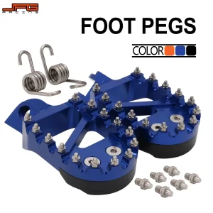 Moto Nuovo Pedana Pedane Pedali Poggia Per Husqvarna TC TE FC FE FS 65 85 125 250 300 350 450 Per Beta RR X-TRAINER JFG 1