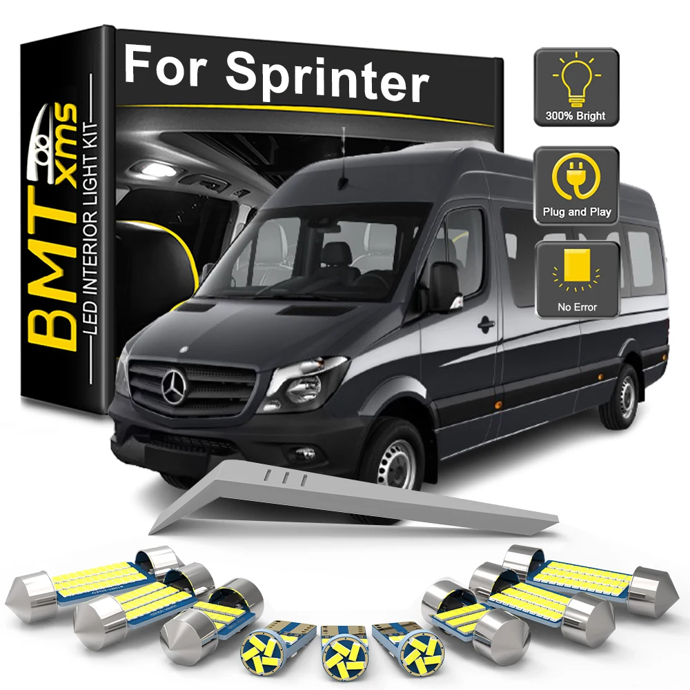 BMTxms 12 Pz Canbus Per Mercedes Benz Sprinter 906 W906 2006-2010 2011 2012 2013 Auto LED Interni Lampadina Kit Accessori Auto 1