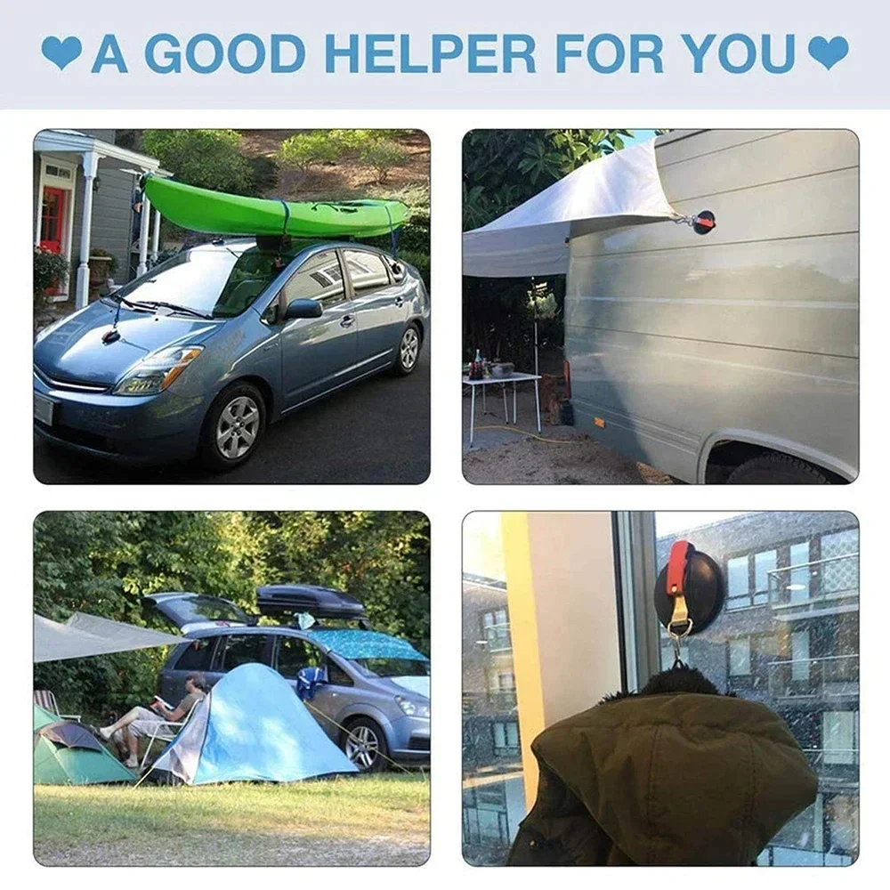 1/2/3/4 pezzi tenda per camion per auto ventosa tenda da campeggio multifunzione gancio di fissaggio accessori per auto ventosa sottovuoto accessori per auto 6