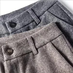 2025 Pantaloni da donna Grigio Khaki Nero Pantaloni a matita Harem Pantaloni da donna a vita alta Moda donna Autunno Inverno Pantaloni da ufficio 1