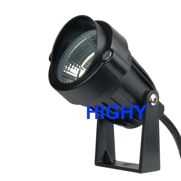 Nuove luci impermeabili da 5 W Lampada da prato a LED DC12V Faretto da paesaggio IP65 110 V 220 V Lampade per illuminazione esterna Luce a punta per giardino 3