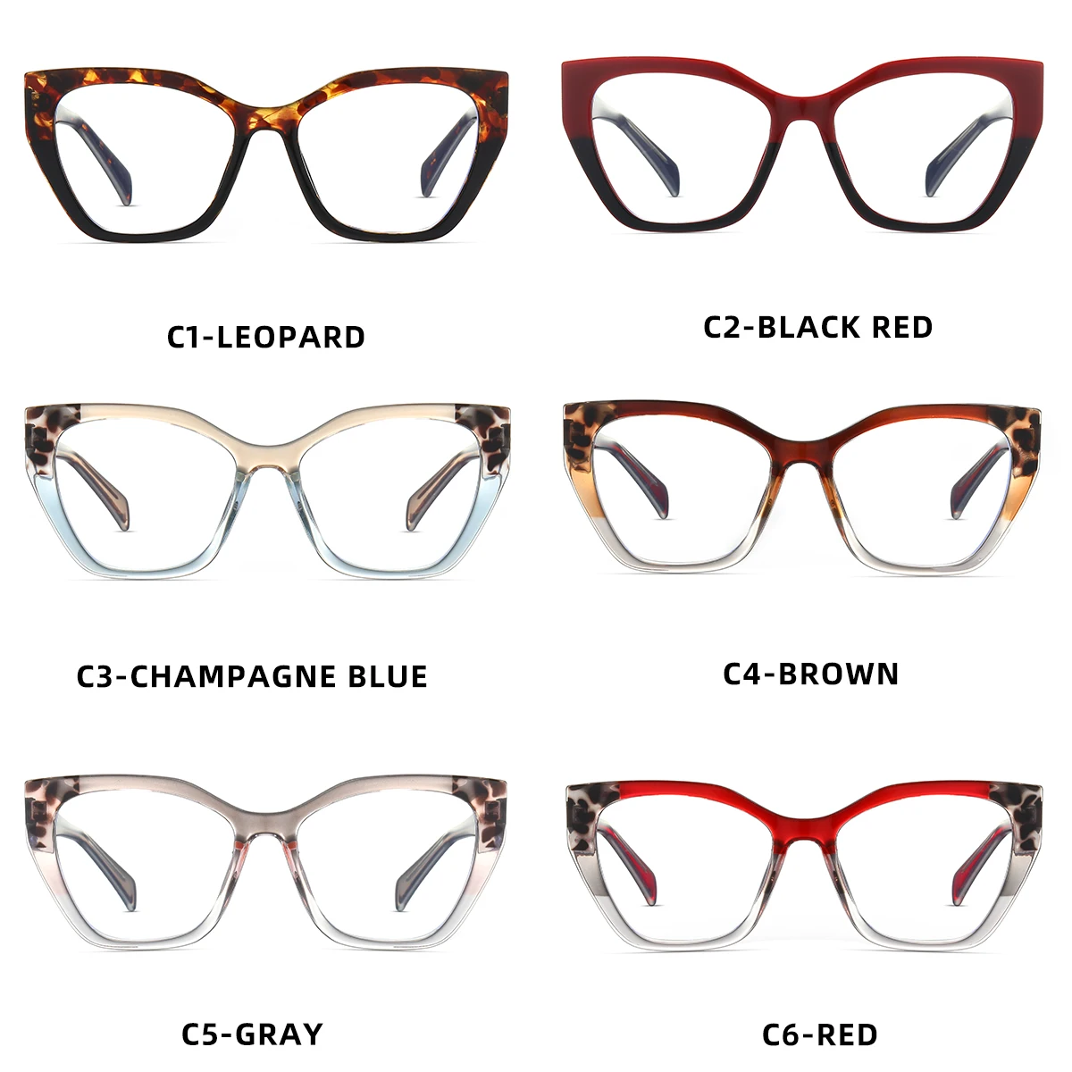 JMISUS 2025 Nuovi arrivi Cat Eye Occhiali progressivi da vista Donna Occhiali da vista ottici a farfalla TR90 di alta qualità 6