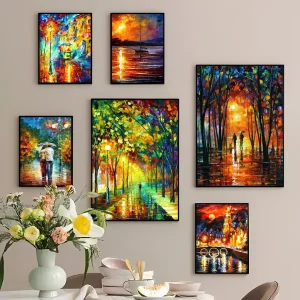 L-leonid aremov oli film poster appiccicosi Whitepaper Sticker DIY Room Bar Cafe poster adesivi murali 1