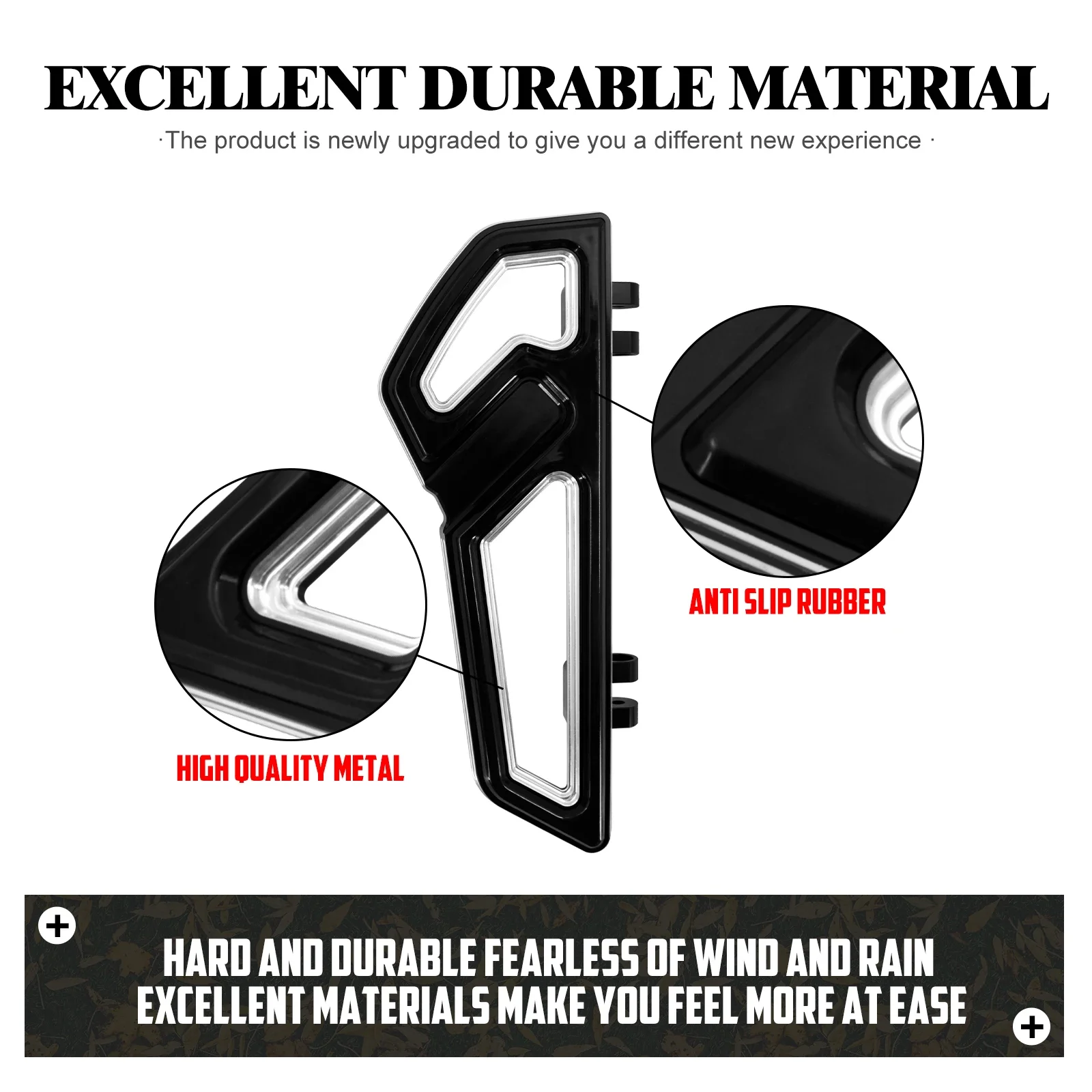 Driver Pedana Moto Anteriore Poggiapiedi Pedane Pedana Per Harley Touring Electra Street Glide Road King Softail FLH FLD 4