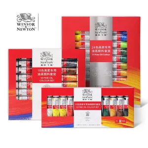 WINSOR & NEWTON Professionale 12/18/24 Colori 12 ML Tubo Colori Ad Olio Arte Per Gli Aristi Tela Pigmento Rifornimenti D'arte Set Da Disegno 1