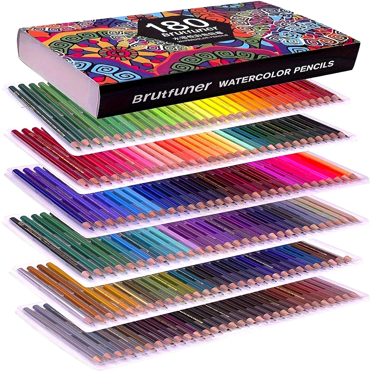 Le matite colorate solubili in acqua Brutfuner 48/72/120/150/180 sono matite colorate specializzate per disegni artistici da colorare 4