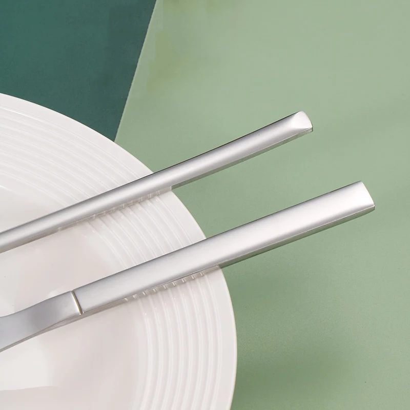 Set di posate da bistecca in acciaio inossidabile da 4 pezzi/16 pezzi per cene da dessert applicabili ai ristoranti 4