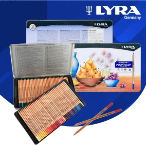 LYRA matite colorate oleose in legno scatola di metallo Rembrandt Polycolor disegno Set di matite forniture d'arte per la pittura 1