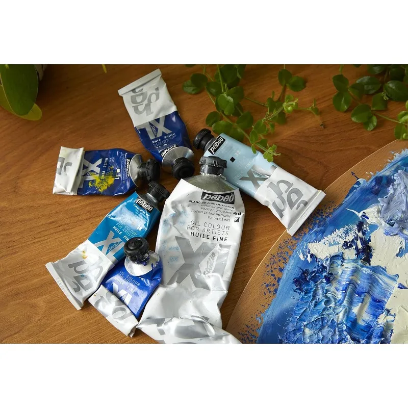 Tubo da 200 ml Pebeo Fine XL Olio COLORE OLIO INTENSIVO Finitura brillante e permanente Resistente allo sbiadimento, Pittura ad asciugatura rapida su legno di carta 5