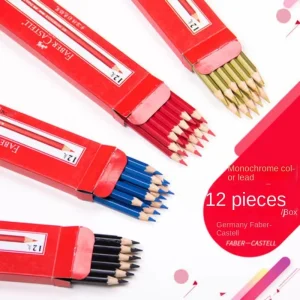 12 pezzi Faber Castell Set di matite da disegno colorate oleose monocolore Matita per schizzi Materiale scolastico colorato Colores Profesionales 1