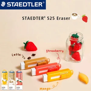 Nuovo Gomma STAEDTLER Tè pomeridiano Limitata Gomma push-pull ultra pulita Nessun detriti o segni Sinistra Ritorno a scuola Cancelleria Kawaii 1