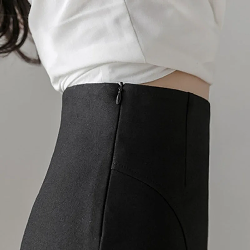 Primavera Estate Nuovo Sexy Nero Impiombato Gonna Corta Gonna Donna Faldas Vita Alta Gonna Asimmetrica Donne Gonne per Le Donne C112 6