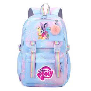 Zaino My Little Pony Ragazzi Ragazze Bookbag Borsa Studente Adolescente Bambini Zaino Zaino Zaino Mochila Regalo di compleanno per bambini 1
