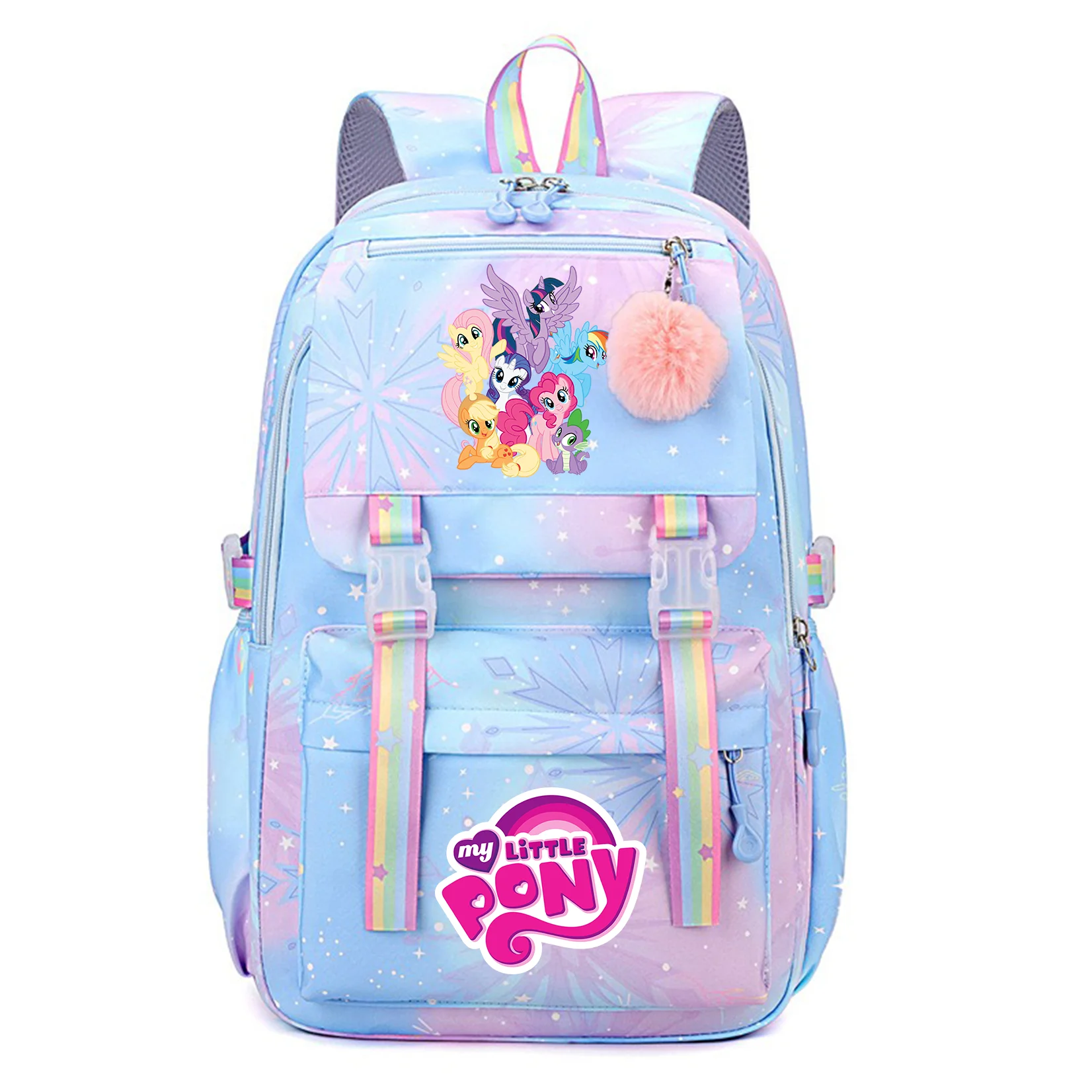 Zaino My Little Pony Ragazzi Ragazze Bookbag Borsa Studente Adolescente Bambini Zaino Zaino Zaino Mochila Regalo di compleanno per bambini 1