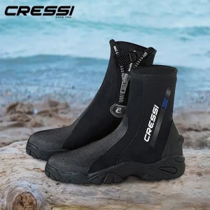 Cressi KORSOR 5 millimetri Rigido Suola Stivali di Immersione In Neoprene Scuba Dive Scarpe per Adulti Unisex Elastico Antiscrach 1