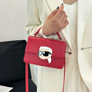 Borsa a tracolla da donna classica in pelle stile messenger a tracolla Design popolare ed elegante di marca di lusso 1