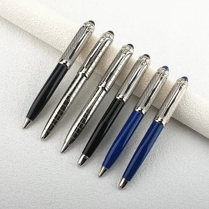 1 di penna a sfera alla moda di lusso: design elegante, inchiostro blu, estetica dal design forte, perfetta per la penna roller 1