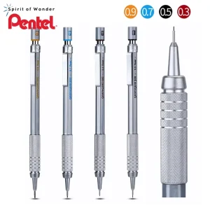 1pc Pentel Graphgear 500 disegno matita meccanica ingegneria matita automatica con gomma per penne Pro 0.3 0.5 0.7 0.9mm 1