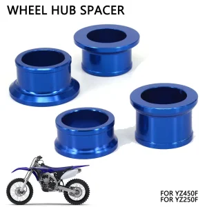 Per YZ250F 450F Anteriore Posteriore Mozzo Ruota Distanziali Asse Kit Per YAMAHA YZ250F YZ450F 2009-2013 Dirt Bike Moto di Alluminio di CNC 1