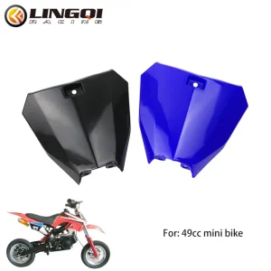 LINGQI RACING Moto Copertura In Plastica Targa Anteriore Registrazione Parafango Per 49cc Bambini Cinese Dirt Pit Bike Motocross 1