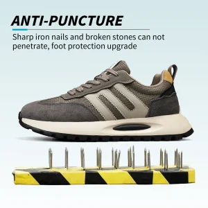 Scarpe da corsa casual da uomo LiveDay Primavera 2025 Scarpe da ginnastica leggere con suola morbida alla moda e traspiranti con suola in gomma con lacci 1