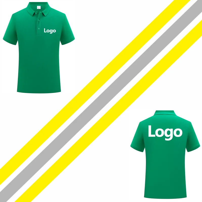 Polo in cotone 100% di alta qualità Stampa logo personalizzato Design personale Top Ricamo Estate Abbigliamento uomo e donna S-4XL 4