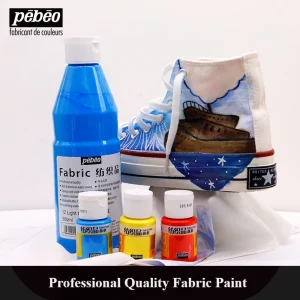 Vernice permanente per tessuti 29ml/500ml per vestiti, vernice tessile non tossica per tessuti fai da te, magliette, scarpe, jeans, borse, tela 1