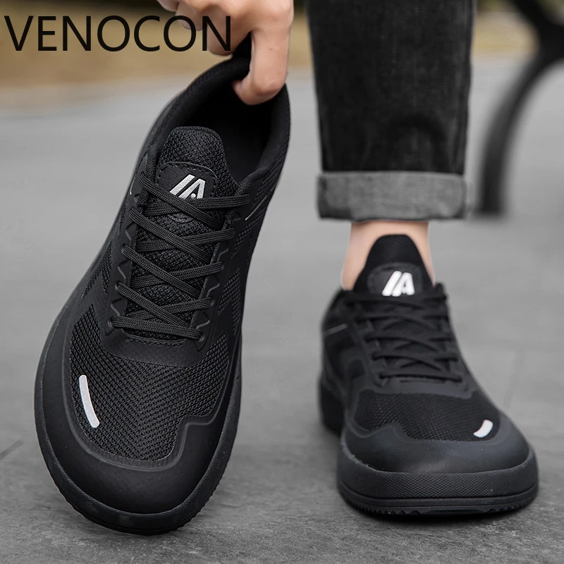 VENOCON Maglieria Tomaia a piedi nudi Minimalista Wide Fit Toe Box Piedi Scarpe da ginnastica Scarpe da ginnastica Calzature Stivali Scarpe Donna Donna Uomo 1
